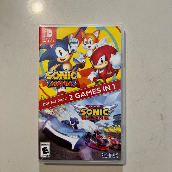 Sonic Mania + Team Sonic Racing for Nintendo Switch - Picture 1 of 2